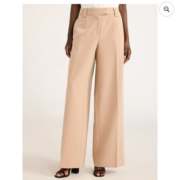Scoop Pants - Scoop Women's Crepe Wide Leg Trousers